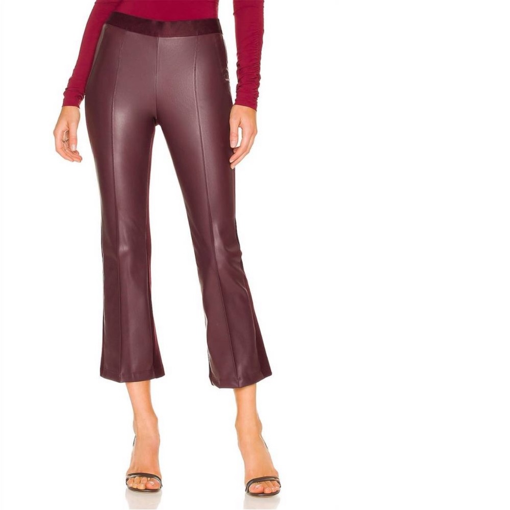 Nwt Bailey 44 Margaret Eco Leather Pant in burgundy